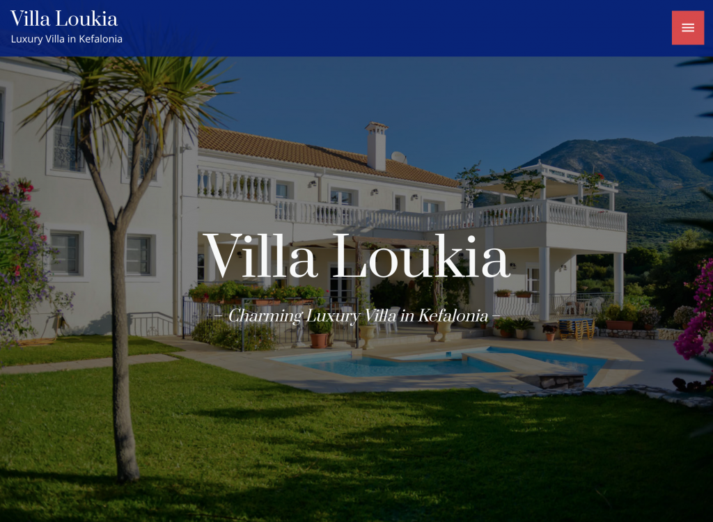 Villa Loukia - the luxury 5* star holiday home on the island of Kefalonia, Greece.